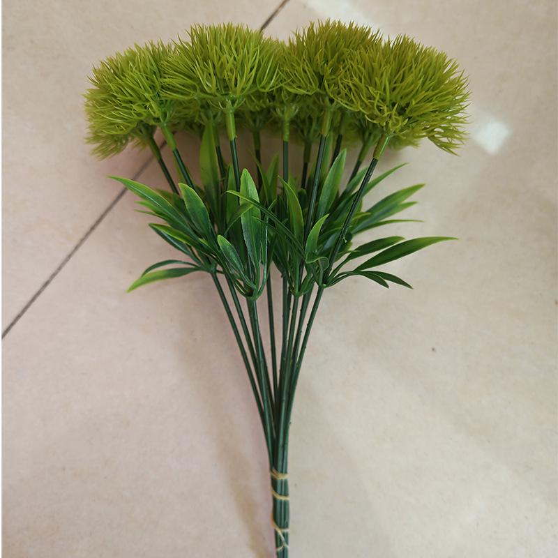 

Artificial African Daisy Floral Art Ornament for Home Decor and Photography Props зелений