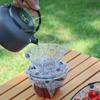 Multi-purpose Foldable Camping Tableware Lightweight Camping Folded Dish Foldable Bowl for Camping