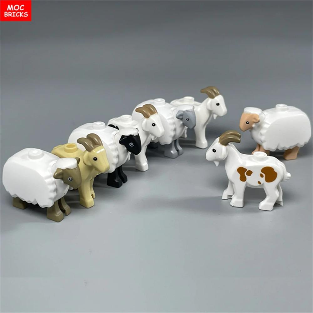 Cărămizi MOC Subarboret Junglă Animal de Pădure Maimuță Capră Girafă Pasăre Bufniță de Noapte Accesorii Blocuri de Construcție Jucării Cadouri