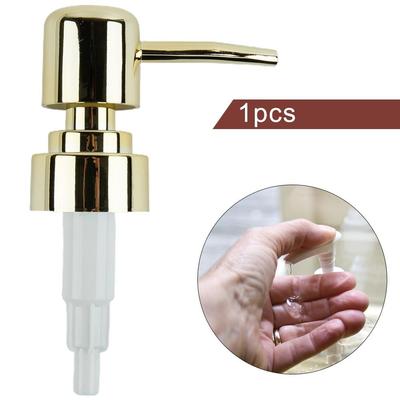 Round Head ABS Lotion Pump Head 28 Thread Bath Bottle Press Nozzle