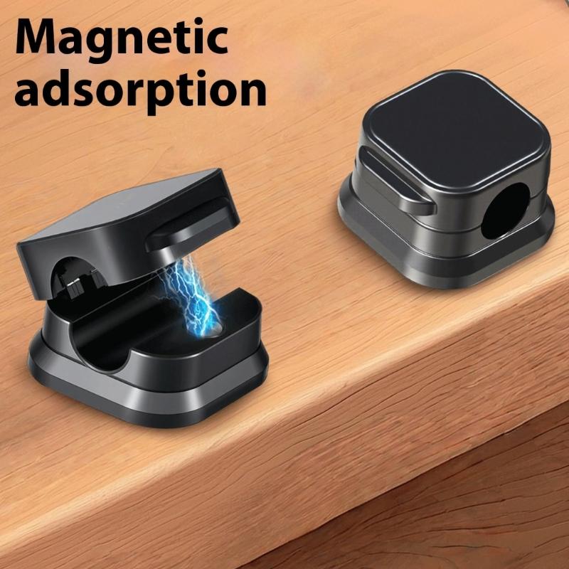 10PCS Cats Paws Magnetic Cable Clip For Desk Organization With Strong ABS Material And Secure Hold