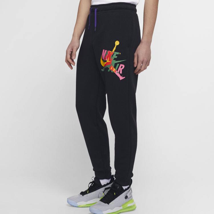Jordan Fleece-Lined Casual Joggers Men Bottoms Black CU1559-011