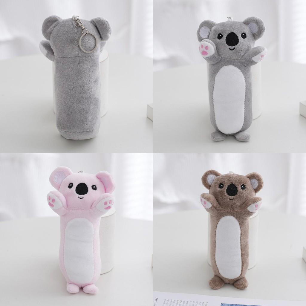 Adorable Koala Plush Toy Pillow Cozy Long Cylinder Stuffed Animal Doll Gift