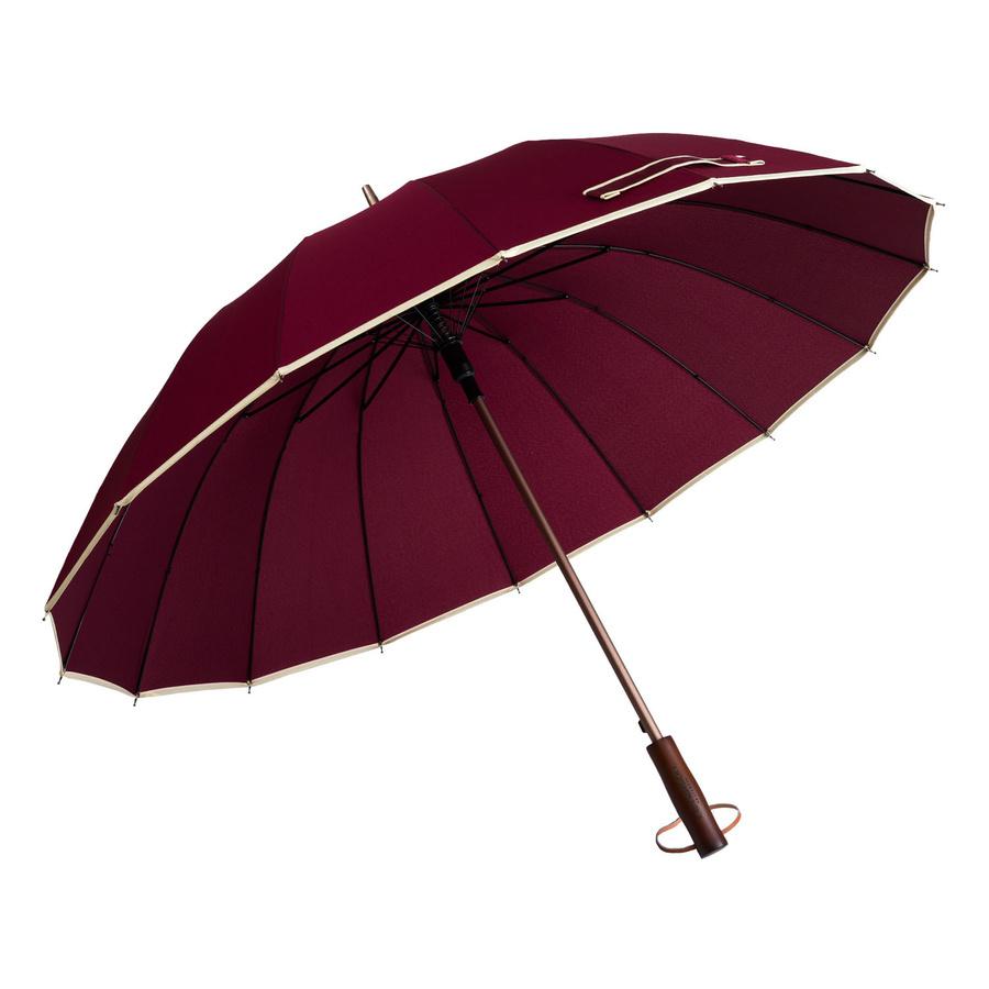 Czerwony, Elegancki Parasol Rządowy - Peterson