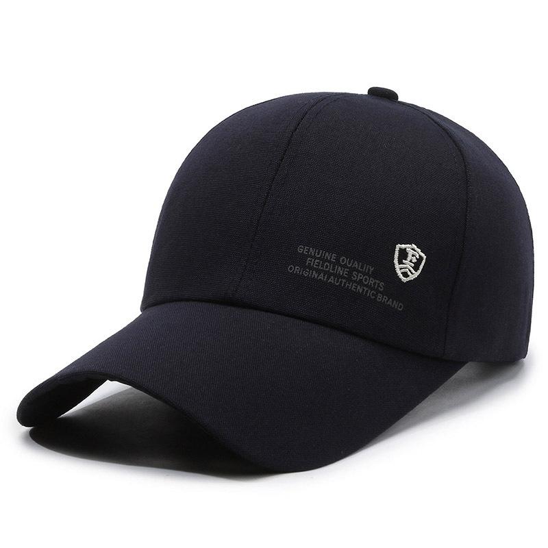 Embroidery Letter F Baseball Cap Sun Protection Hat Outdoor Solid Caps Color