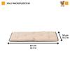 Jolly Micro Fleece 85 Beige Dog Bed House Water Repellent Car Seat Made by Italian Ferplast