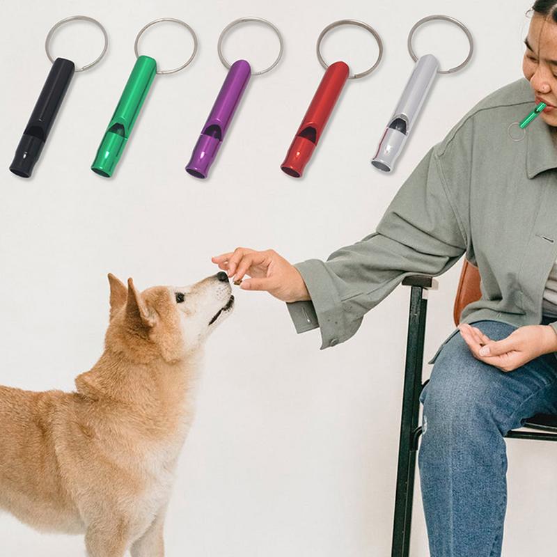 Verstellbare metallene Ultraschall-Hundepfeife Stumme Hundepfeife Hundetraining Hundepfeife Tragbare Hundetrainingswerkzeuge Haustierbedarf