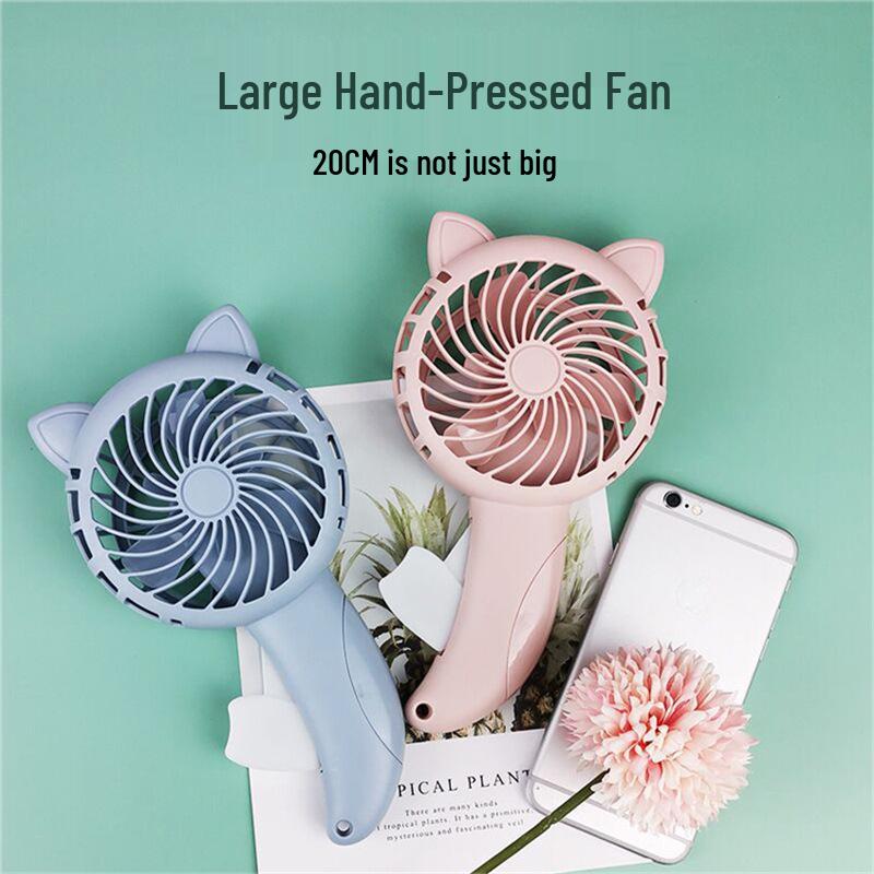 Cartoon Katze Handventilator - Tragbares und praktisches Geschenk