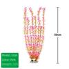Fish Tank Scenic Background with Decorative Artificial Water Plants, 50cm High