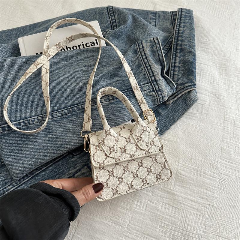 Chic Street Style Pu Shoulder Bag Trendy Small Square Bag For Women 2024 New