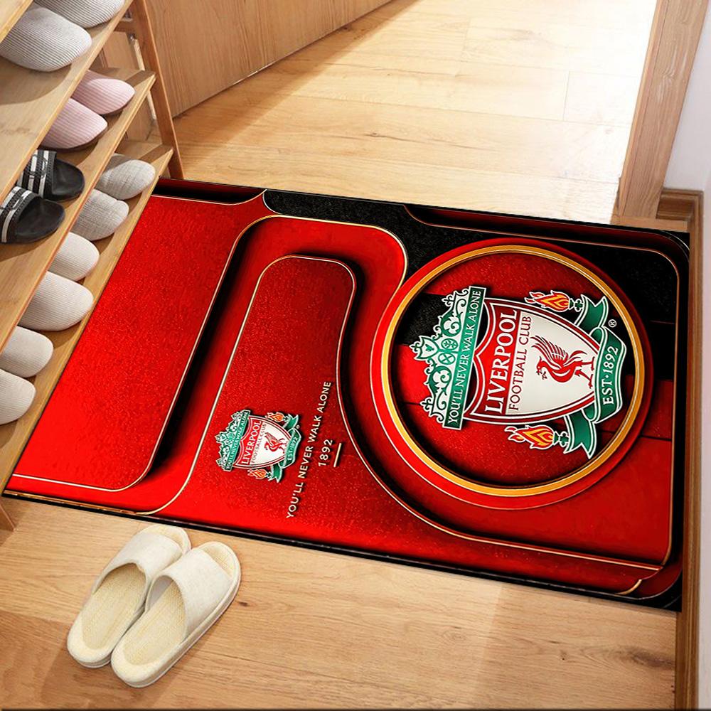Liverpool Football Club Area Rug Design For Dormitory Study Room Decorate Room Game Room Antislip Carpet Decorate Offices Best For Christmas