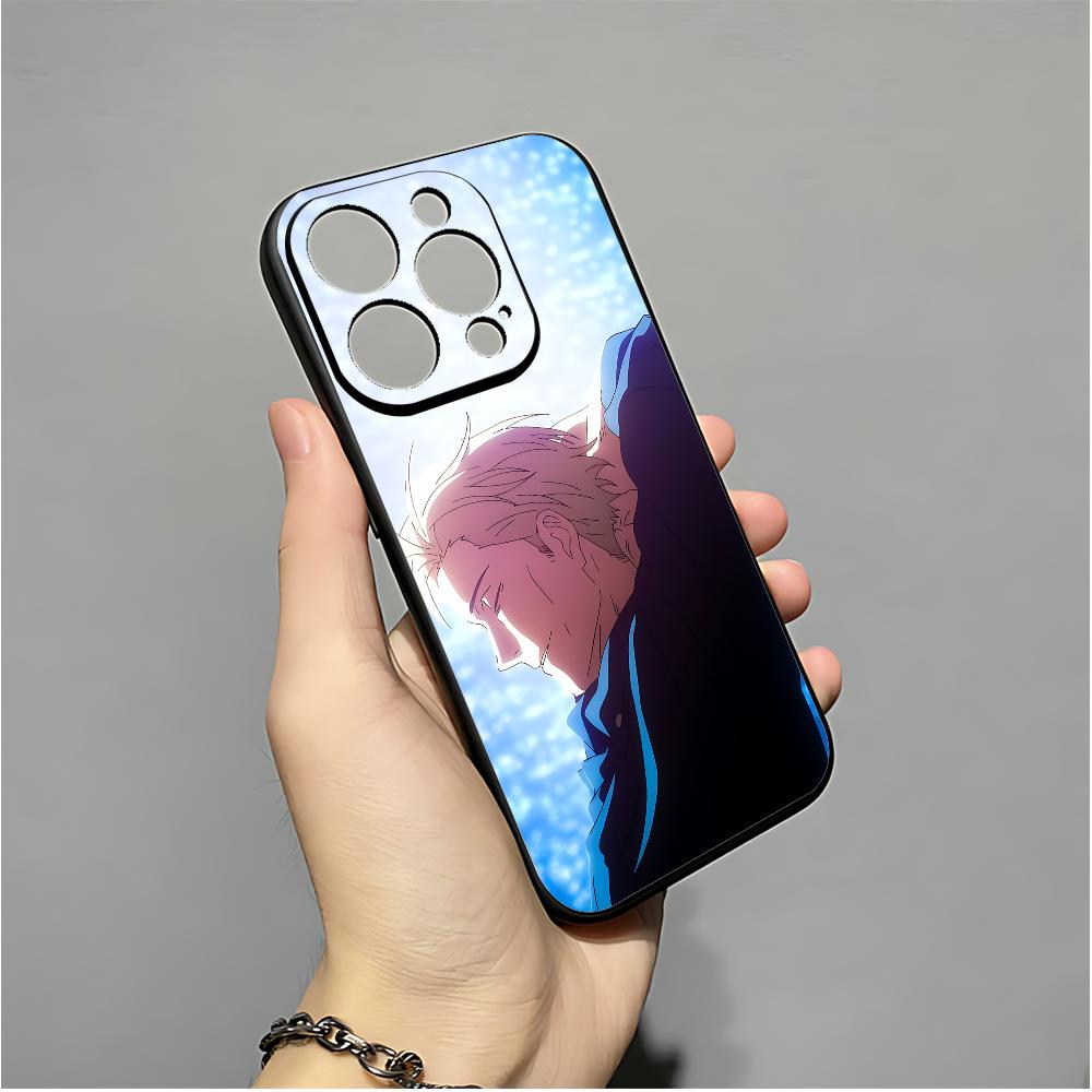Kento T-Nanami J-Jujutsu K-Kaisen Phone Case For IPhone 16,15,14,13,12,11,XS,XR,X,8,7,Pro,Max,Plus,mini Silicone Black Cover