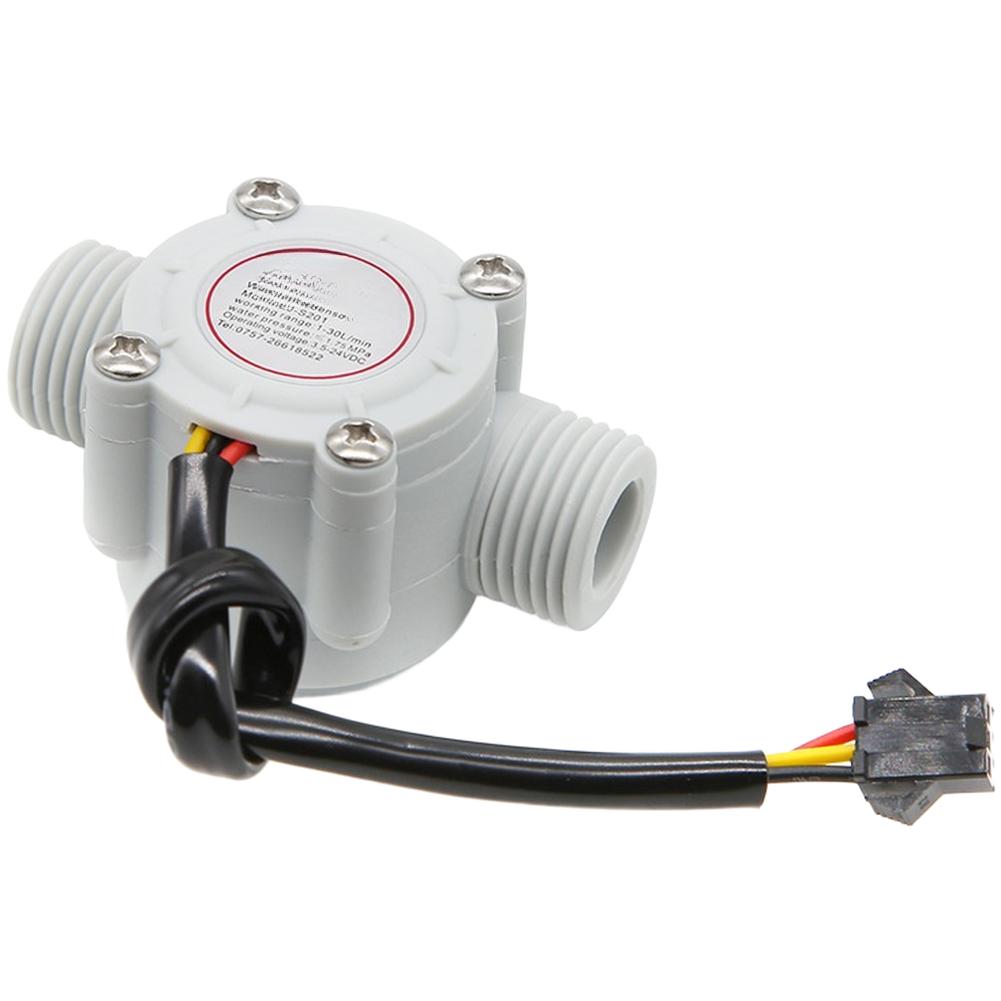 

High Accuracy Water Flow Sensor S201 For Water Heater Dispenser 4 Inch Nylon Material, Temperature Resistance Range Of -20~100℃