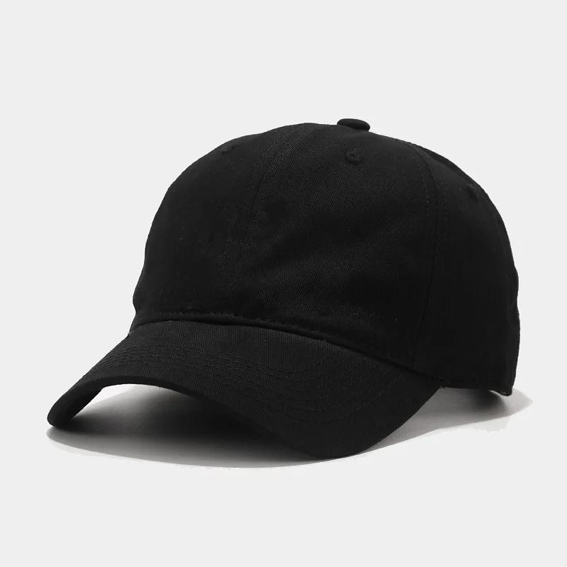 2025 Unisex Custom Solid Color Soft Top Baseball Cap Trendy Casual Snapback Hat Slimming Face Design