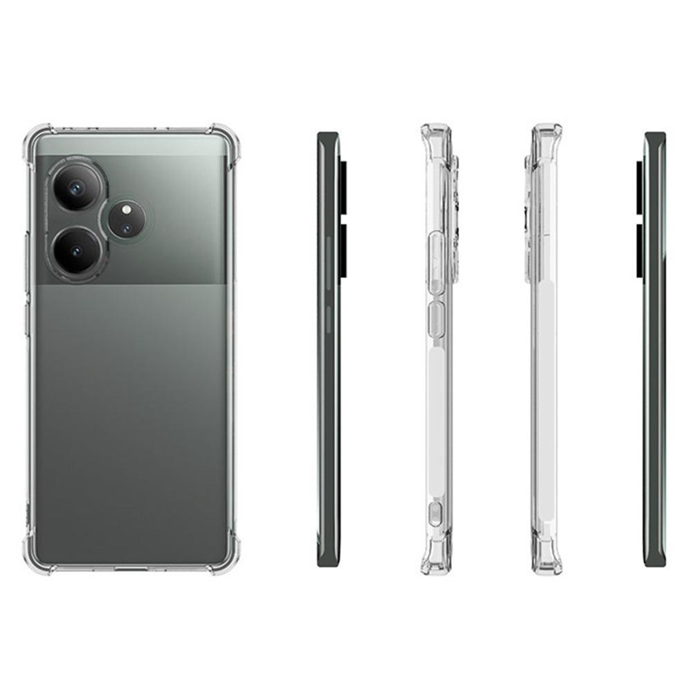 For Realme GT 6T 5G/GT 6 5G TPU Phone Case Non-Slip Transparent Mobile Phone Cover