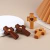 1/3 Stück Holzkreuze Dekoration Mini Taschenkreuze Handflächenkruzifix Finger Spielzeug Für Erwachsene Kinder Gebet Und Glaube Geschenk