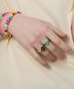 Bonbeau Kitsch Smile Two-Tone Beads Ring 5 Colors