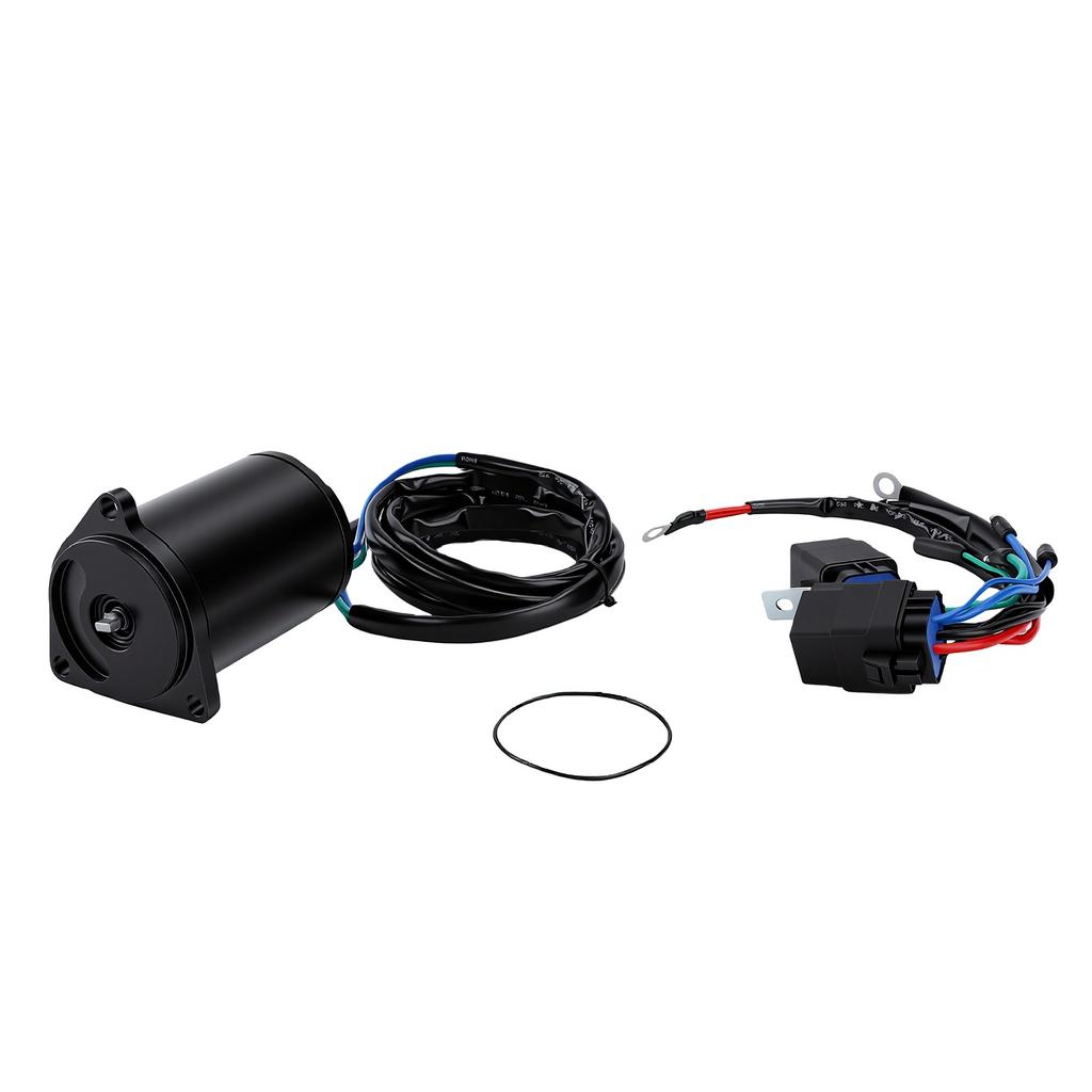 Power Tilt Trim Motor with Relay 6H1 43880 00 2 Wire For Outboard 2 Stroke 60 70 75 80 85 90 Horsepower