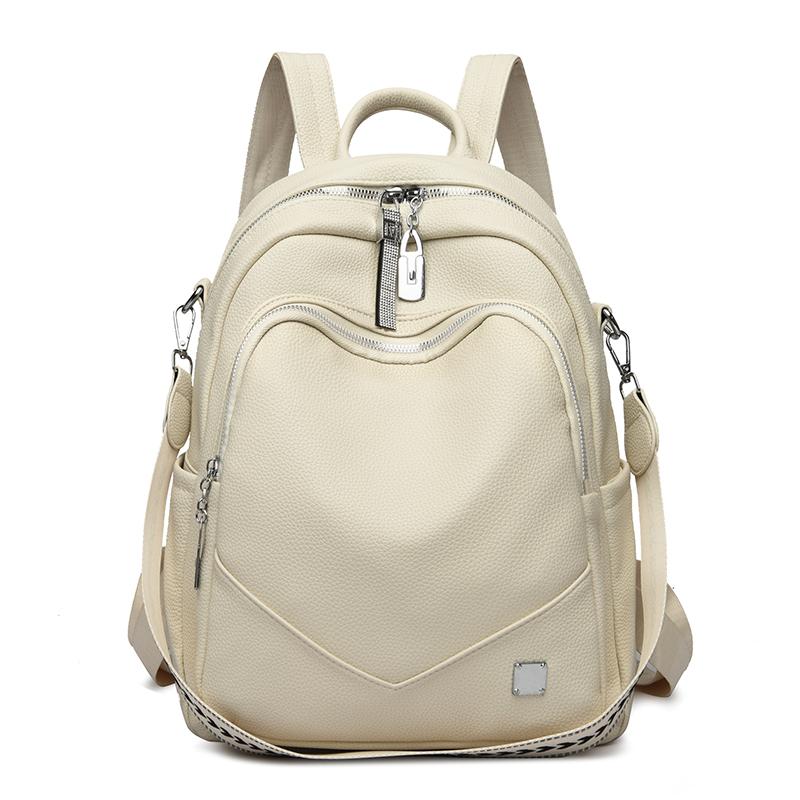 Dámský multifunkční cestovní batoh z měkké kůže