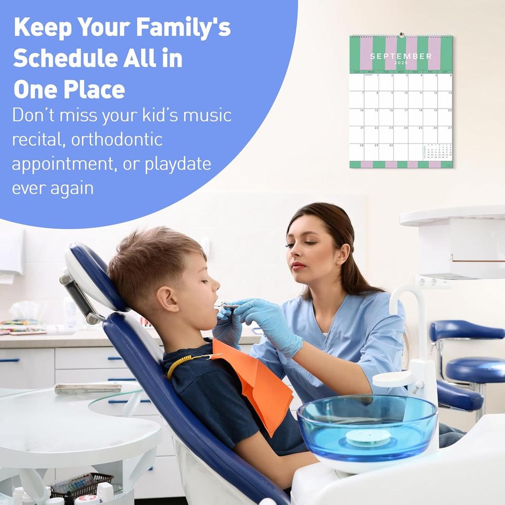 S&O Palm Beach 2026 Wall Calendar - Tear-Off Monthly Calendar through December 2026-18 Month Academic Wall Planner - Hanging Organizer to Track