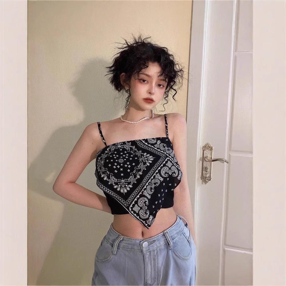 

2024 Женский летний пикантный топ-бандо на бретелях XL