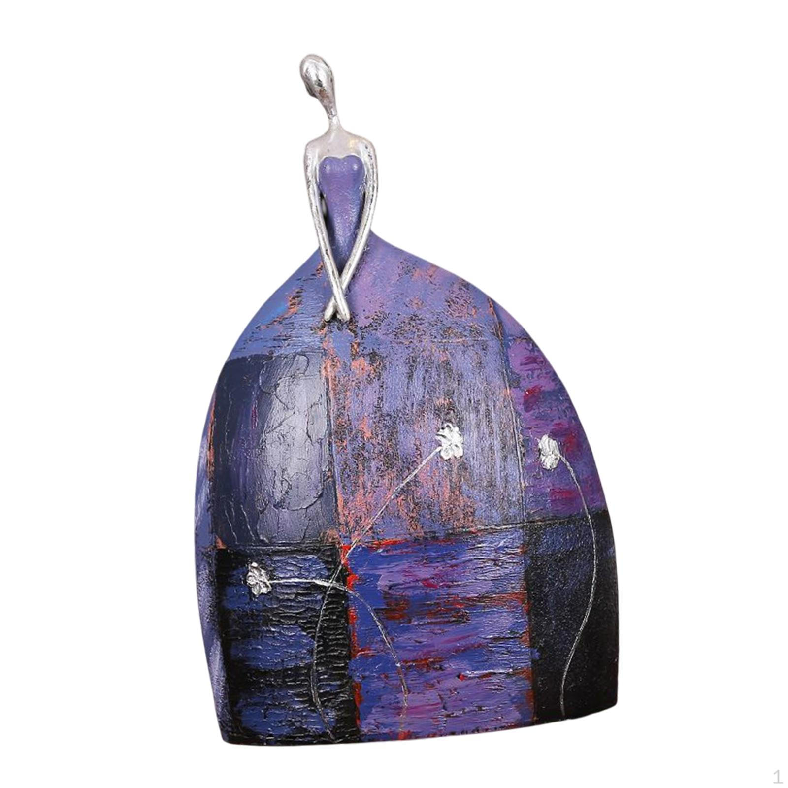 

Creative Abstract Lady Statue Figurine Resin Photo Props for Bedroom Table Office StyleG