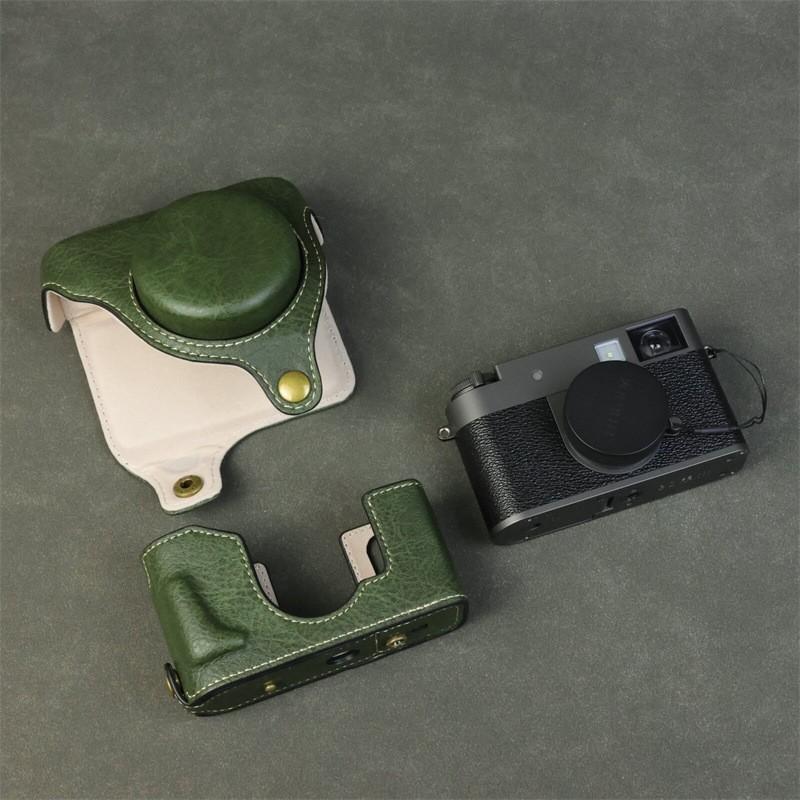 Fuji X-Half Camera Case Protective Sleeve PU Leather Pouch Compact Digital Travel Bag Black Brown Olive White