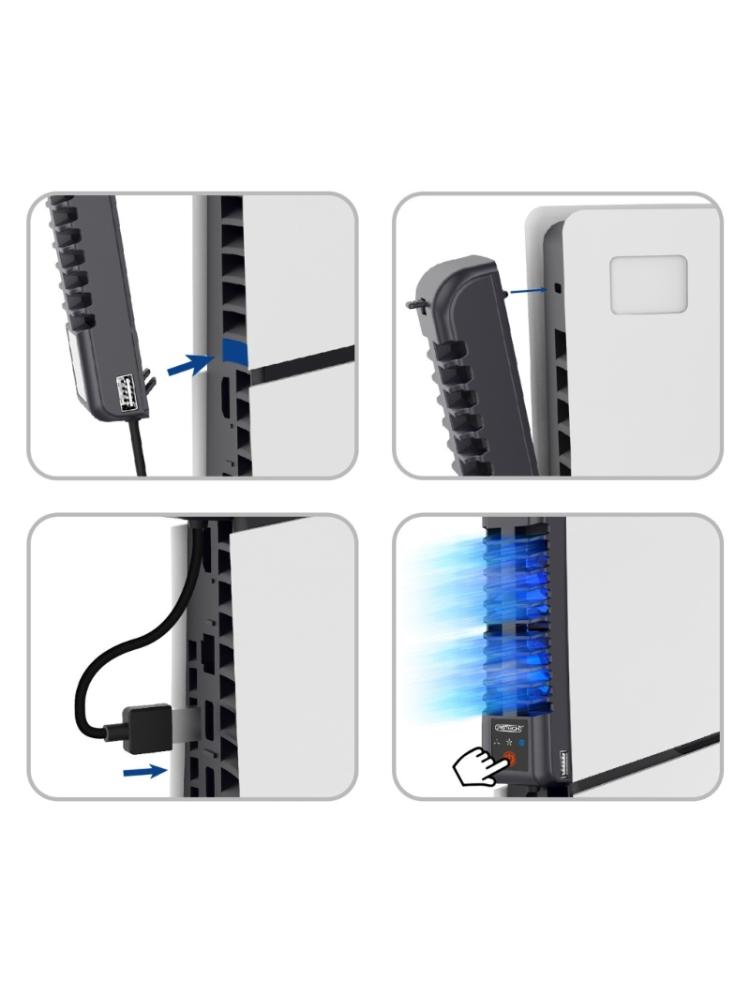 Cooling Fan for Slim External Coolers with USB Port Temperature Control Cooling Fan Heat Dissipation
