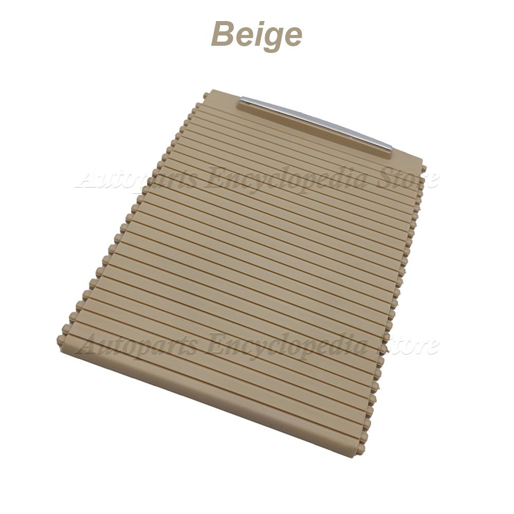 Black/Beige Car Rear Center Console Roller Shutter Cover 51166963913 For-BMW E92 E93 M3 2006-2012 5116696094