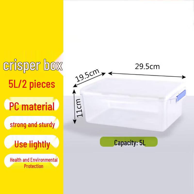Zhongran PC Transparent Food Storage Box with Lid