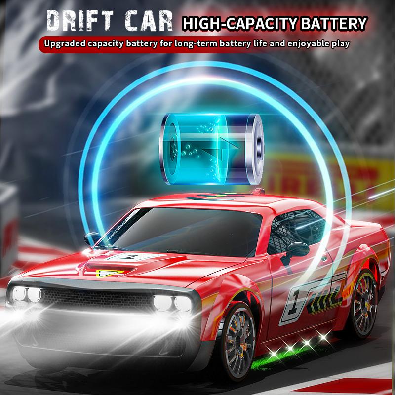 ZWN 1:20 RC Drift Car With Led Lights 2.4G Radio Remote Control Cars Buggy Off-Road Control Trucks Toys Gifts for Children