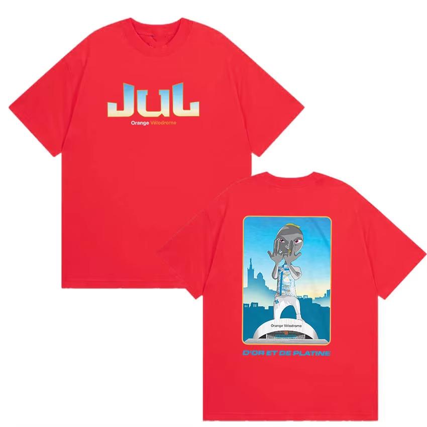 Unisexs Tshirt Fashion Rapper Jules Orange Roller Rink Album 2026 Graphic Luxury Tshirt Unisex Women Short Sleeve Top Street Wear