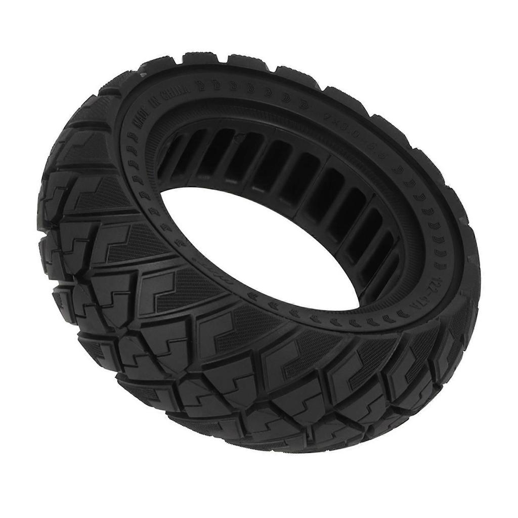 Neumático Sólido Todoterreno 9x3.0-5.5 para Patinete Eléctrico Kukirin G2 Pro Antideslizante y Antiexplosión Ty