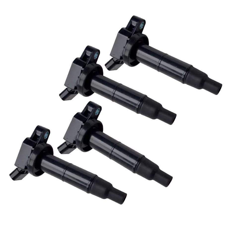 Ignition Coils 4Pcs 90919-02244 For TOYOTA DENSO 673-1307 Camry 2.4L Corolla RAV4 9091902244 FREE SHIPPING