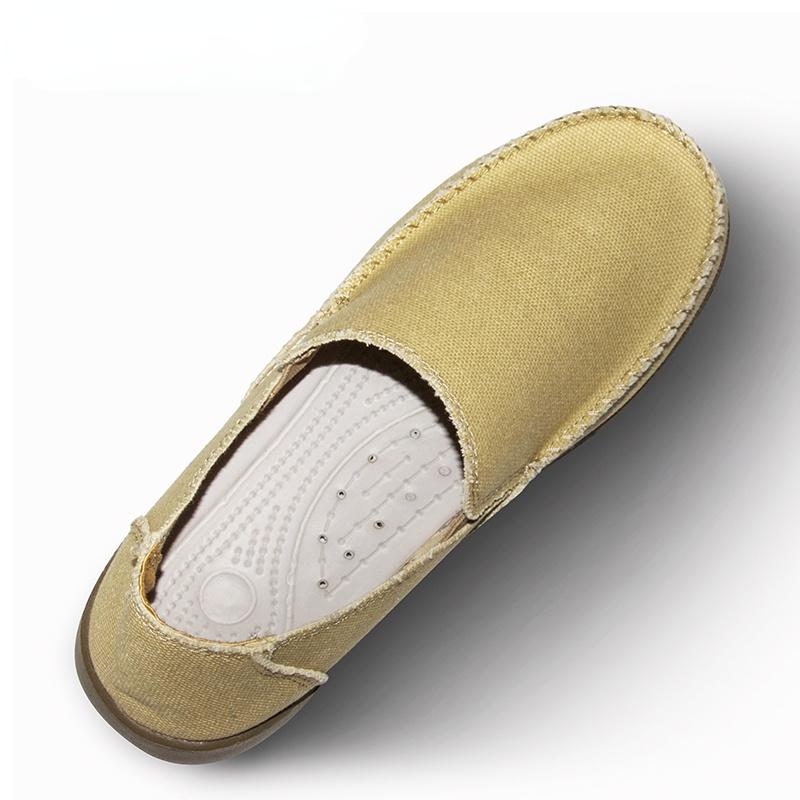 

Мужская повседневная обувь, натуральная модная парусиновая обувь, дышащие мужские лоферы, мужские кроссовки, Zapatillas Hombre