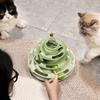 Cat Toy Interactive Roller Tracks Tower Turntable Ball with Teaser Pet Toy