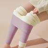 Samt, Warme Herbsthose, Damen, Nahtlos, Herbst und Winter, Plüsch, Dick, High Waist Leggings