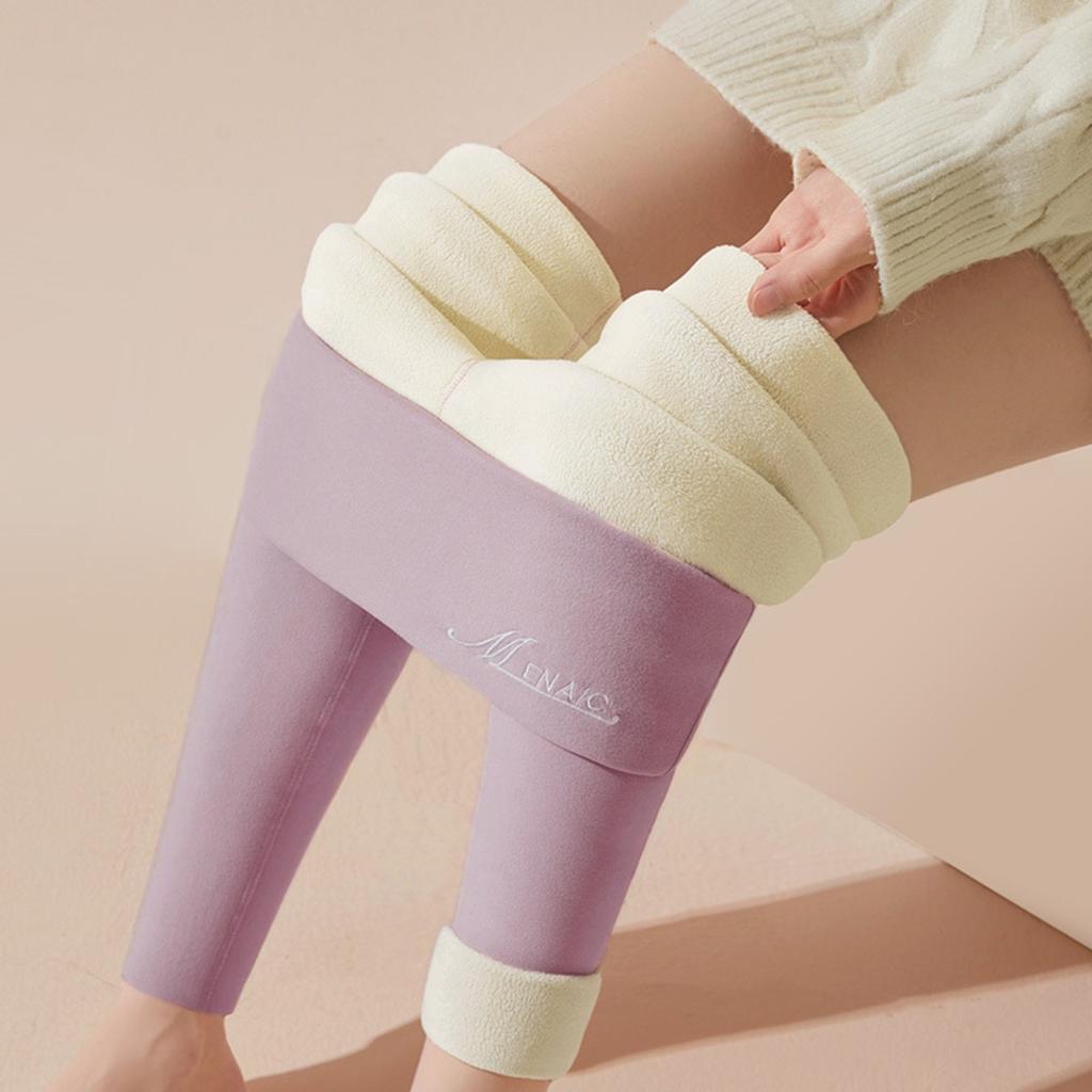 Samt, Warme Herbsthose, Damen, Nahtlos, Herbst und Winter, Plüsch, Dick, High Waist Leggings
