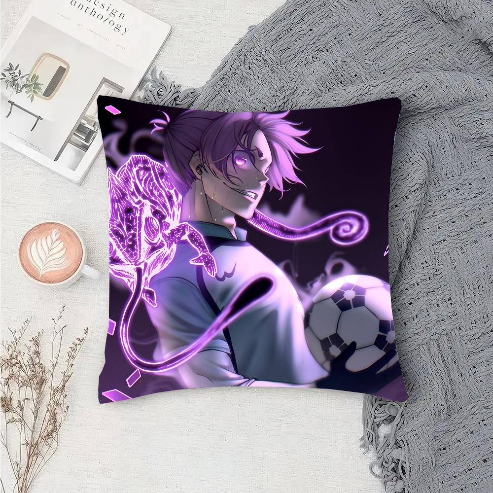 Reo Mikage Anime Blue Lock Pillow Case Sofa Cushion Cover Room Home Decoration