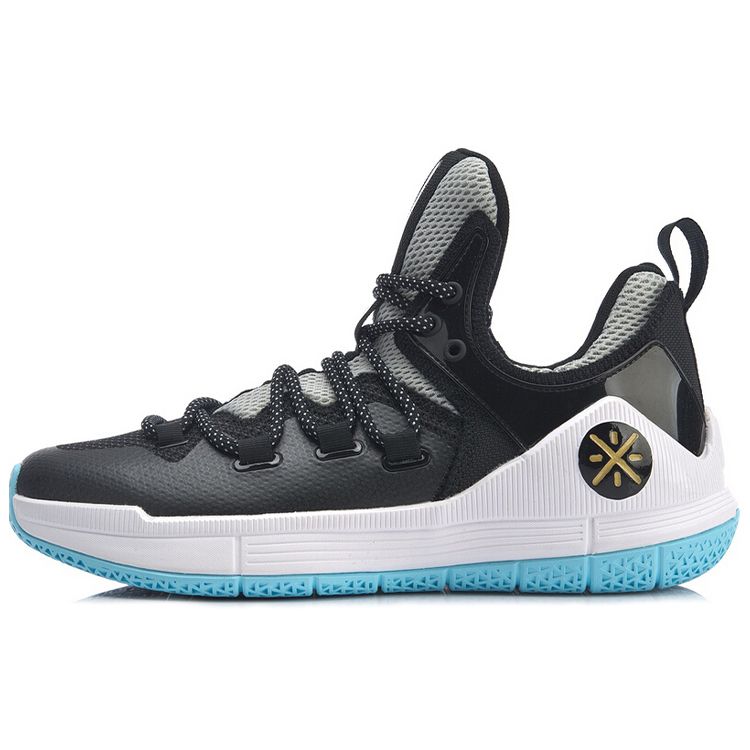 

Li Ning Sixth Man 2019 Удобные Низкие Баскетбольные Кроссовки Мужские Кроссовки Черно-Белые ABAP017-1 45