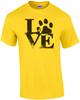 Love Dog Paw T-Shirt