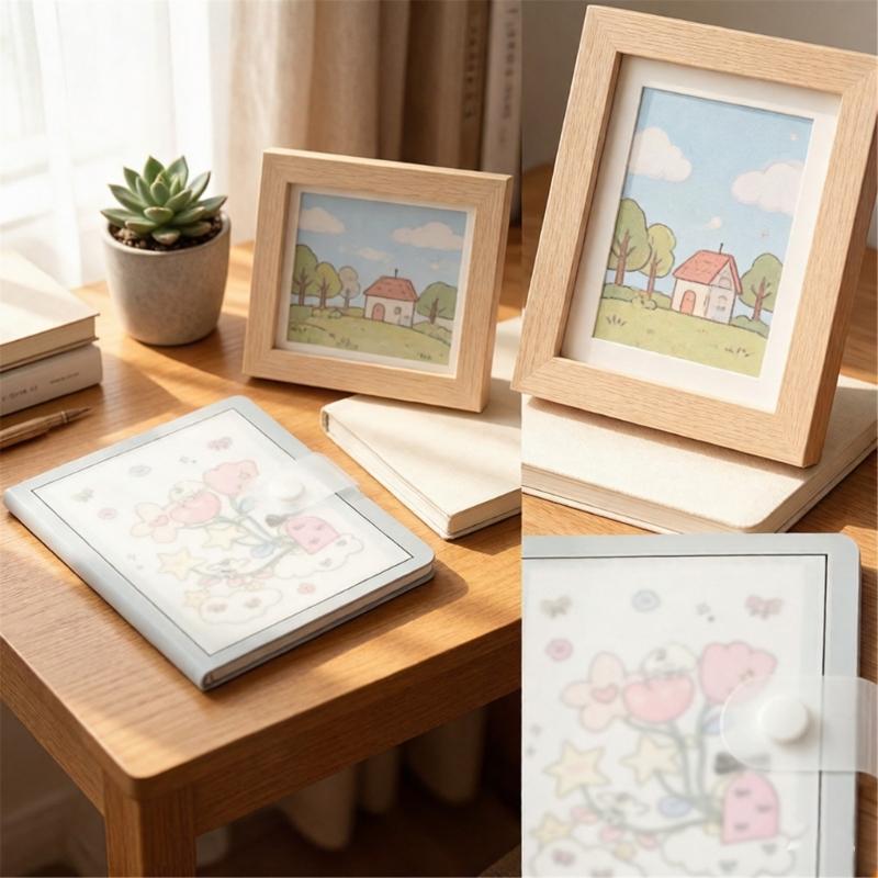 Portable Memorabilia Organizers Photo Card Train Ticket Card Collection Book Photocard Holder Small Photo Album