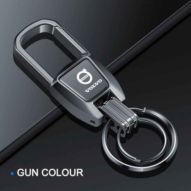 

Metal Car Styling Emblem Keychain Key Ring Chain Men Gift For Volvo Xc60 Xc90 V40 V60 S60 V50 V90 S80 C40 XC40 V70 XC70 C30 S80L