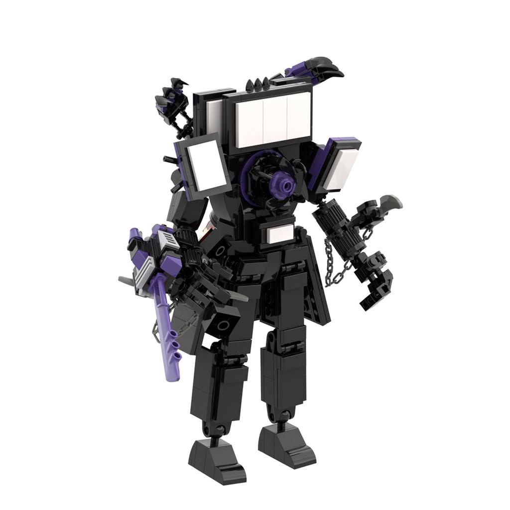 2024 Edition Skibidi Toilet Building TV Skibidi Toilet Skibidi Toilet Internet Anime Collectible Anime Building Great Gift for Halloween Game Fans TV