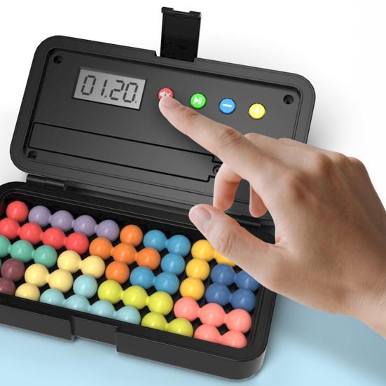 Kids Educational Puzzle Toy with Timer Hand-Eye Coordination Logic Training Puzzle Challenge Board Game Toddler Brain Teaser Puzzle Game Box