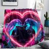 Dolphin Print Flannel Blanket, High Quality Comfortable for All Seasons, Home Decor, Warmth and Comfort, Perfect for Christmas Gifts