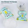 Backpack Style Dog Leash & Harness for Small/Medium Breeds: Teddy, Bichon, Shiba Inu