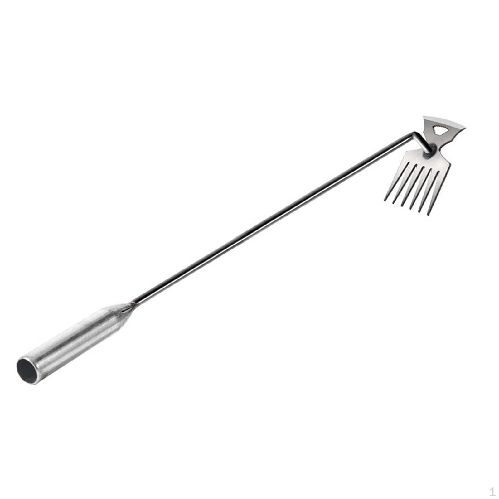 

Инструмент для удаления сорняков, садовый инструмент для прополки, портативный захват с длинной ручкой для удаления сорняков 73 cm 6 Teeth