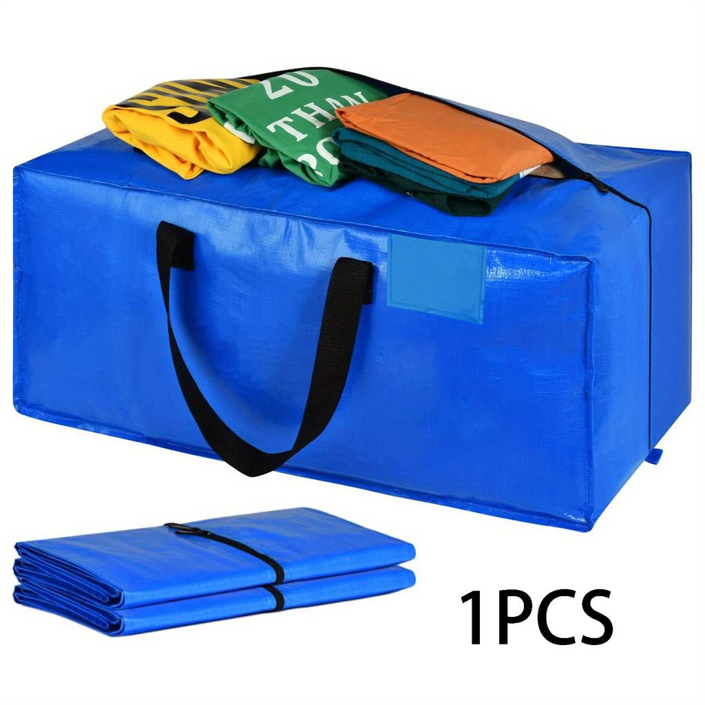 1/2/3/4 Stück Die strapazierfähige Umzugs- und Aufbewahrungstasche wird mit einem starken Griff und einer Reißverschluss-Tragetasche geliefert, um Platz zu sparen