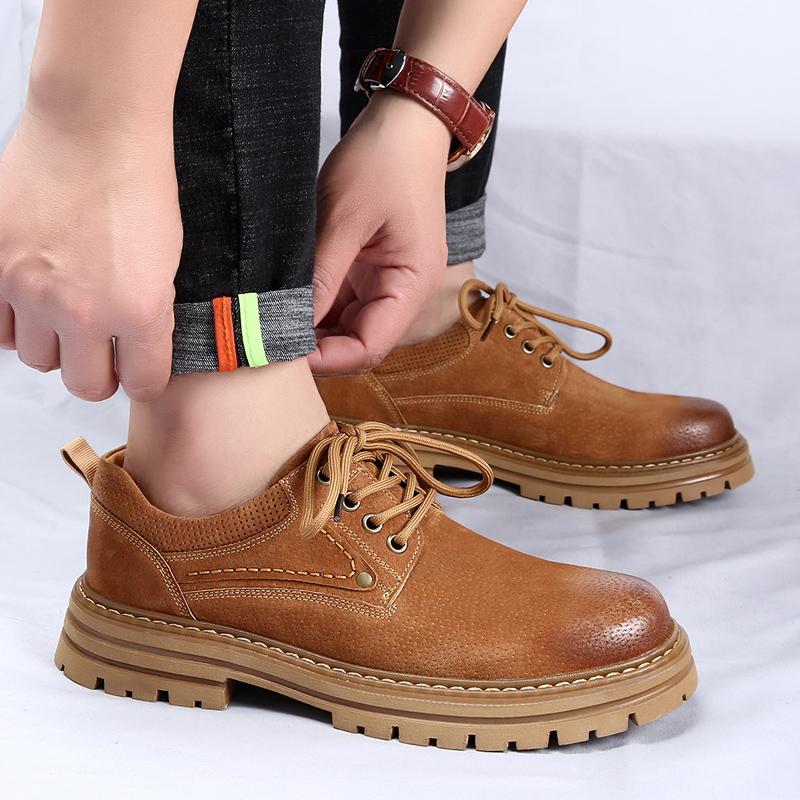 Fashion Hot selling Trendy men's new leather shoes Luxury Adolescent adult leisure dressing styles outdoor party walking men's shoes